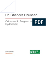 Dr. Chandra Bhushan - Orthopaedic Surgeon in Hyderabad