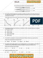 Electric Field Strength Between Charged Plates