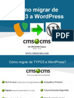 Cómo migrar de TYPO3 a WordPress