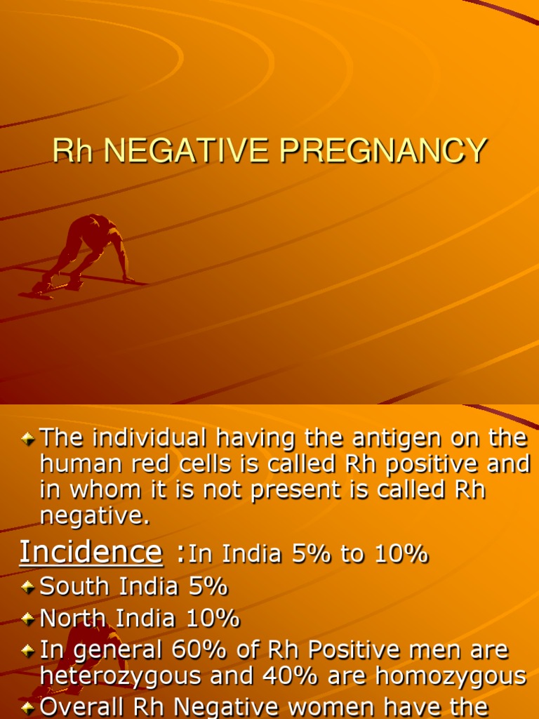 5rh Negative Pregnancy Antibody Fetus