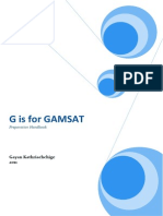 G Is For GAMSAT - Preparation Handbook