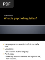 2.what Is Psycholinguistics