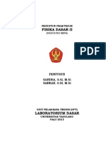 PDF Penuntun Praktikum Fisika Dasar II Fak - Mipa