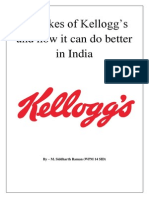 How Can The Kellogg Do Better in India