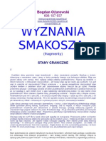 Wyznania Smakosza (Fragmenty)