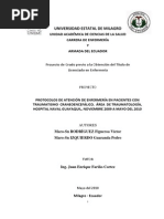 Protocolo de Atencion de Enfermeria en Pacientes Con Traumatismo Craneoencefalico Area de Traumatologia Hospital Naval