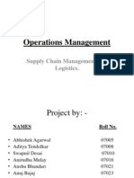 Operations and Supply Chain Management