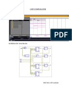 4 Bit Comparator Timing Diagram