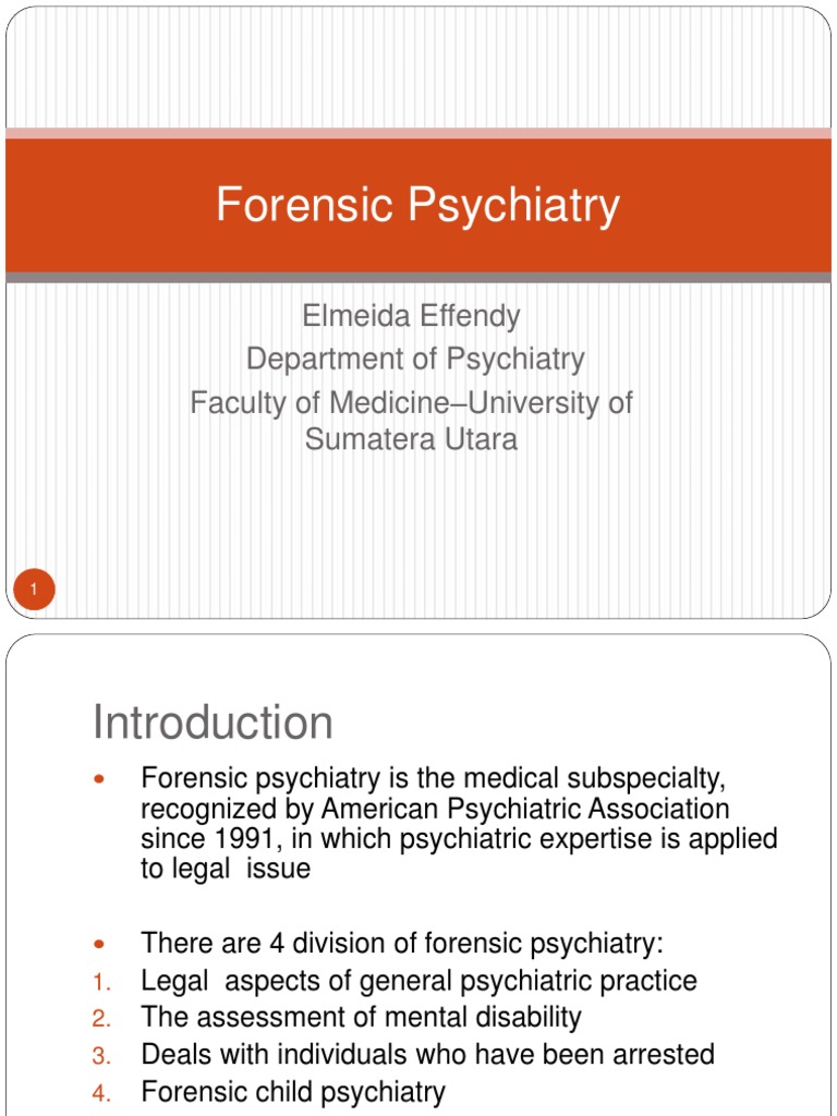 Forensic Psychiatry Psychiatrist Psychiatry