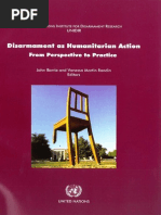 UNIDIR Disarmament as Humanitarian Action - From Perspective to Practice