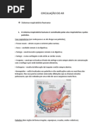 Resumos CIRCULAÇÃO DO AR