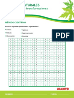 Sopa de Letras Del Metodo Cientifico PDF