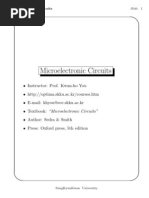 Microelectronic Circuits