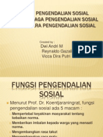 Fungsi Pengendalian Sosial