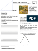 Avaliação 1º Bimestre - 7º Ano