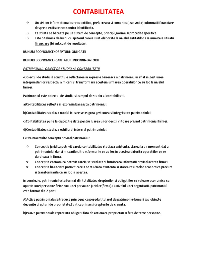 Contabilitate | PDF