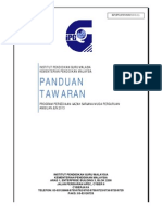 Buku Panduan Tawaran PISMP BPM 2013