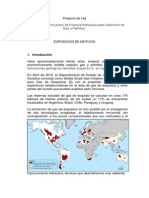 Moratoria Sobre Proyectos de Fractura Hidraulica para Obtencion de Gas o Petroleo PDF