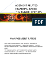 Management Related Benchmarking Ratios Available in Annual Reports