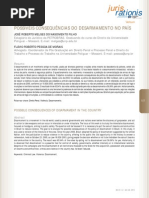 POSSÍVEIS CONSEQUÊNCIAS DO DESARMAMENTO NO PAÍS