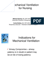 Mechanical Ventilation For Nursing