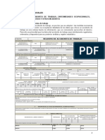 Formato Registro Accidentes Laborales - RM 050 - Mar 2013