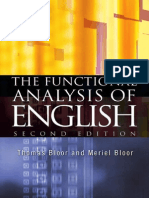 The Functional Analysis of English