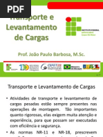Transporte e Levantamento de Cargas - IfES