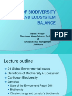 Biodiveristy and Ecosystem Loss in Jamaica's Environment