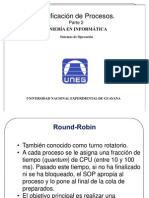 Clase III - Planificacion de Procesos. Parte 2