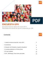 Encuesta GfK Marzo 2014