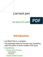 Low Back Pain: by Adrian Khu, Spot