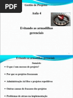 Aula 4 - Evitando as Armadilhas Gerenciais