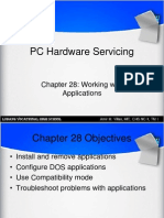PC Hardware Servicing: Chapter 28: Working With Applications