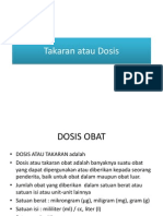 Takaran Atau Dosis