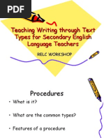 Download Teaching Writing Procedures by nashmuddin SN21432880 doc pdf