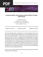 Automated Mobility and Orientation System For Blind or Partially Sighted People