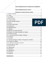 Normas para Apresentação TCC e Monografia SECAL