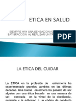 Etica en Salud