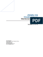 ZXWN CG (V3.10.10) Charging Gateway Maintenance Guide