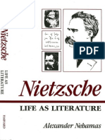 Alexander Nehamas Nietzsche Life as Literature 1987