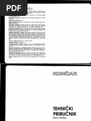 Koncar - Tehnicki Prirucnik  PDF