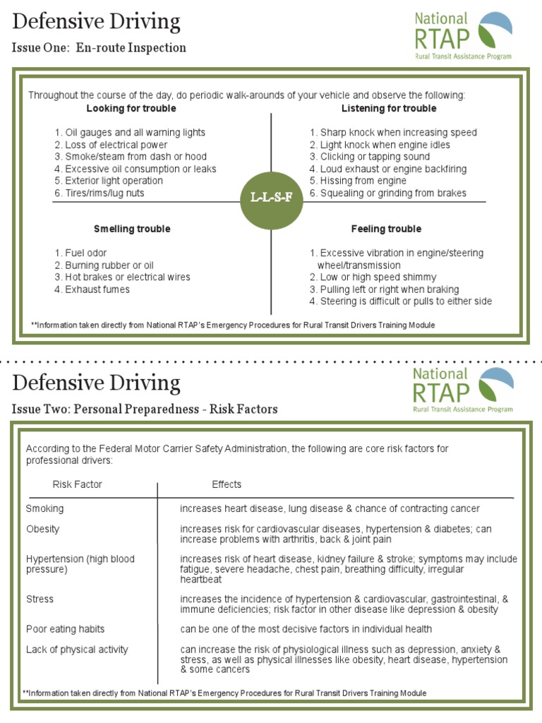 Defensive Driving: I.P.D.E. Method Guide | PDF | Traffic | Cycling ...