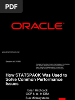 STATSPACK Solve Perf Issues