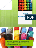 Paper Chromatography (Foundation Level)