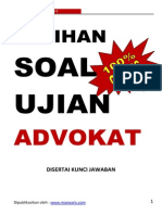 Soal Ujian Adghvokat