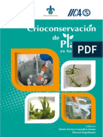 Crioconsevación de plantas IICA