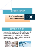 Historia clínica estructura