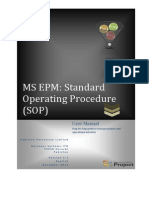 MS EPM: Standard Operating Procedure (SOP) User Manual