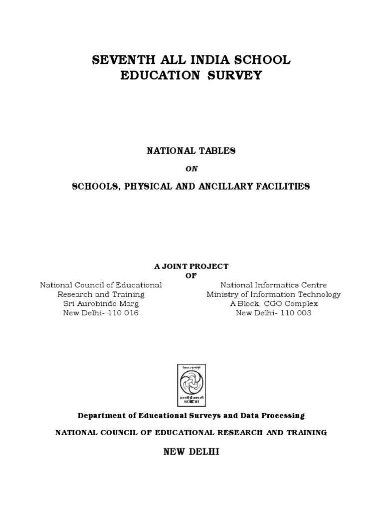 Schools Physical Ancillary Facilities PDF Schools Science